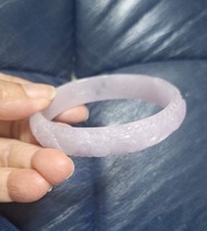 真色 古玉 古典玉 A玉 紫玉 玉鈪 手鈪 玉鐲 手鐲 雕花