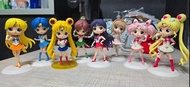 Sailor Moon Qposket Figure 美少女戰士 全SET 7 隻 (送小櫻)