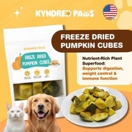 Kyndred Paws Freeze Dried Pumpkin Cubes - Functional Treats for Cats & Dogs