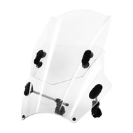 กระจกบังลมกระจกรถจักรยานยนต์ใช้ได้ทั่วไปสำหรับคาวาซากิ Z1000 Z1000R Z125 Z250SL Z300 Z400 Z650 Z750 