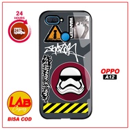 Softcase Glass Kaca Oppo A12 Terbaru (Starwars)- Case Oppo A12 | Case Handphone - Sarung Hp Oppo A12