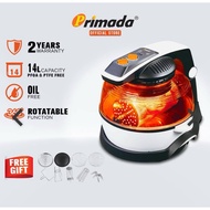 Primada 14 liter XXXL 3D Air Fryer PCR1220