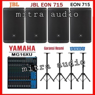 Paket sound system karaoke JBL 15 inch mixer Yamaha mg 16 xu Original