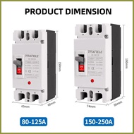 ▧ ◎ ▼ TAXNELE Solar Molded Case DC Circuit Breaker MCCB Overload Protection Photovoltaic PV Battery