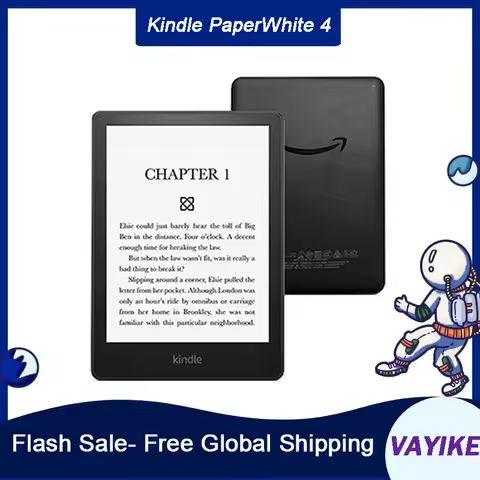 Kindle PaperWhite 4 6" Waterproof E-Reader 300 PPI 8GB Wi-Fi eBook Reader, Adjustable Front Light Au