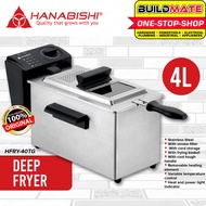 HANABISHI Stainless Steel Deep Fryer 4L HFRY-40TG - BUILDMATE -
