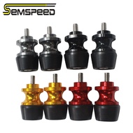 6MM Bobbins For YAMAHA MT15 MT-15 XSR900 2016-2018 YZF-R1 YZF-R1M YZF-R6 YZF R1 R6 R6S MT-09 FZ6 FZ8 FZ1 XJR 1300 CNC Alloy Aluminum M6 Swingarm Stand Spools Sliders