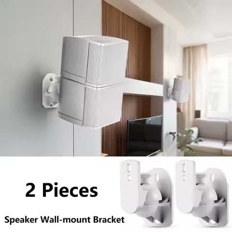 Speaker Wall Mounted Bracket Enhanced 3D Sound Space-saving Audio Accessory, Rugged Durable Small Sp
