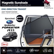 Magnetic Sunshade Subaru Forester 2014 - 2018 (6pcs) - Type A