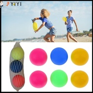 YIYI 3PCS หลากสี ของเล่นตกแต่งสำหรับเด็ก การฝึกออกกำลังกาย ปิงปองเทเบิ้ลเทนนิส การฝึกคริกเก็ต เกมกีฬากีฬา ลูกบอลชายหาดลูกบอล