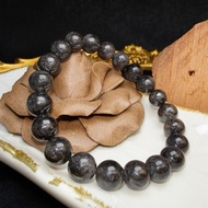 財富/擋煞/能量-9mm黑銅鈦 水晶手鍊