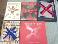 TXT專輯：FREEFALL, TEMPTATION, THURSDAY'S CHILD, Minisode 3: Tomorrow, The Chaos Chapter: Fight or Esca