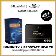 (Exclusive Set) TONGKAT ALI Cordyceps Ganoderma + Prostate Health Support | Promote Sleep Urinary Tract Health Tonify Kidney &amp; Immune System
