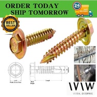 Self Drilling Screw Skru Atap SKRU IKAT Bumbung With " WASHER AWNING SCREW " Skru Kayu , Skru zink
