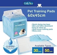 [Cuddly Paws] 30pcs 60x45cm Ultra-absorbent Pets Training Pee Pads