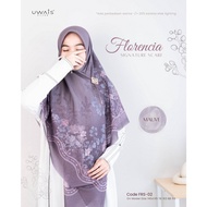 Jilbab Voal Premium Motif Segi Empat Kerudung Syari 140x140 Jumbo Florencia Scarf By Uwais Hijab