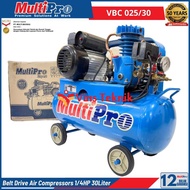MULTIPRO VBC 025/30 Belt Drive Air Compressors Mesin Kompresor Angin 1/430L VBC 025/30
