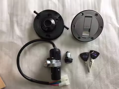 Car Lock Fuel Tank Lock Set of Locks Key Original Factory Motorcycle Accessories For FB Mondial HPS 