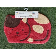 CUTE CAT-SHAPED FOOT MAT - BOTH CLEANING FEET AND EXTREMELY BEAUTIFUL DECOR SIZE 50X70CM