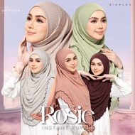 Zihaluv – Tudung Rosie Modish Ruffle – Lycra Ironless – Berdagu - 4pcs RM100