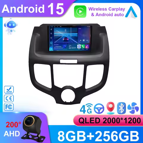 8G+256G For Honda Odyssey RB1 2004 - 2008 Android 15 Car Radio Auto Multimedia Video Player Navigati