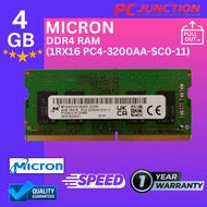 MICRON 4GB 3200MHz DDR4 RAM  (1RX16 PC4-3200AA-SC0-11)