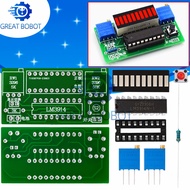 BS LM3914 10 Segment 3.7V Lithium 12V Battery Capacity Indicator Module Power Level Tester LED Displ