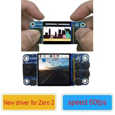 Raspberry Pi 1.54inch LCD touchscreen game Hat for Raspberry Pi Zero/Zero 2 W/3B/4B/CM4 1.54 inch LC