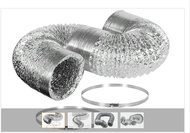 ỐNG GIÓ BẠC MỀM KHÔNG BẢO ÔN ĐƯỜNG KÍNH D125 8MD/ỐNG