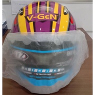 HELM Half Face VGEN Ukuran XL Face Cover