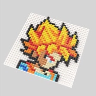 Dragon Ball 龍珠 孫悟空(超級賽亞人型態)舊卡通點陣拼圖微積木nanoblock擺設(包郵)