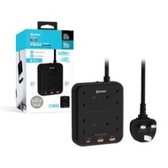 PS4A 2合1 PD 3.0充電4頭拖板(升級版3米線)