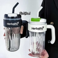 Herba_life Handle Tumbler Capacity 920ml Portable Free Straw