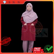 💎SNN TSHIRT MUSLIMAH COTTON LABUH (SALEHA,AMINAH,AMANI,DIANA,STELLA,AINA)BAJU TSHIRT MUSLIMAH PLUS S