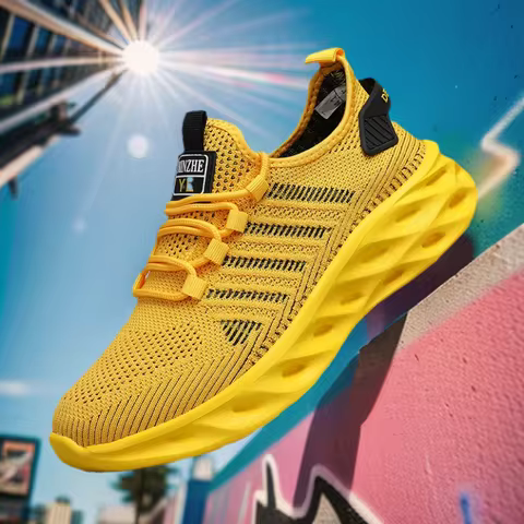 Unisex Men Sneakers Shoes Comfortable Breathable Couple Running Women Tennis Sports Shoe Size 37-47 