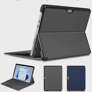 □貼心設計!!可放鍵盤 方便攜帶□微軟 Microsoft Surface Pro8 13吋 專用高質感可裝鍵盤平板電腦皮套 保護套 湖泊藍