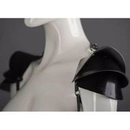 New Medieval Gothic Shoulder Armor For Men Women Viking Warrior Knight Cosplay Costume Black Pu Leat
