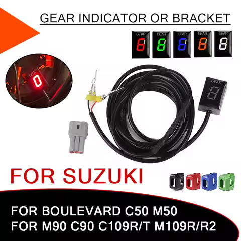 Motorcycle Accessories Gear Indicator Gear Display Meter For Suzuki Boulevard C50 M50 M90 C90 C109R