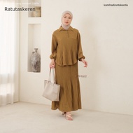 Zamzam0125 Women's Skirt Set Clodia Skirt Set - MODERN WOMEN'S SKIRT SET ONE SET KOREAN STYLE SKIRT 