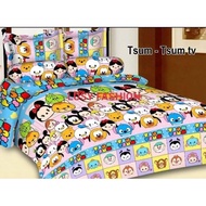 KATUN Character Bed Sheet TSUMTSUM Bed Sheet Cotton Bed Sheet Bed Sheet