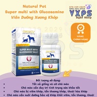 5 Natural Pet Glucosamine Tablets Support Bones And Joints For Dogs And Cats