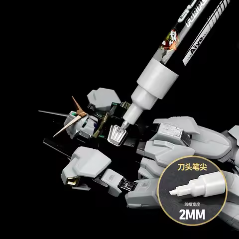 Super Metal Colored Marker Pen Up To Mecha Painting, Coloring and Touch Up Paint Pen Reflective Touc