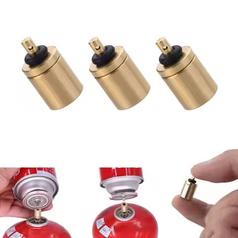 1-8PCs gas refill adapter filling butane canister outdoor camping stove gas cylinder gas tank burner