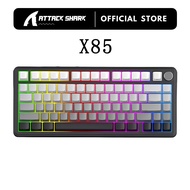 ATTACK SHARK X85 Mechanical Keyboard Rgb Backlight Tri Mode Connection Wireless Bluetooth Sideway Ga