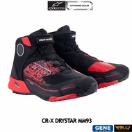 Alpinestars CR X Drystar MM93 Black Bright Red Motorcycle Riding Shoes 100% Original From Authorized Dealer