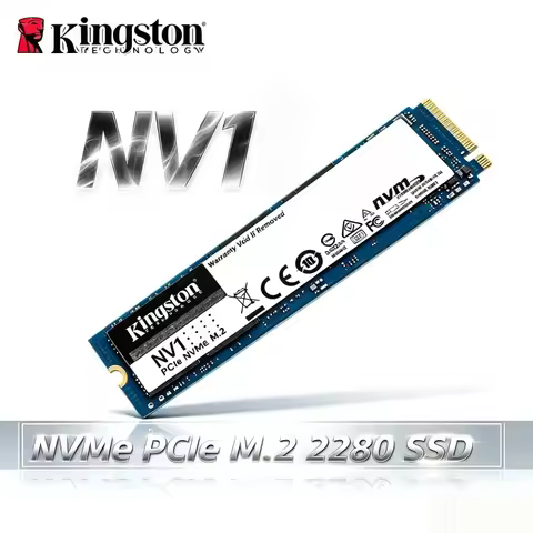 Slim M.2 Internal Solid State Drive Kingston NV1 PCIe NVMe 2280 SSD 250GB 500GB 1TB Storage Expansio