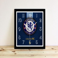 Football club wall clock Chelsea 01.