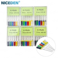 NICEDEN Dental Stainless Steel Dental Rotary Pulp K File  Root Canal Universal Engine uses a rotary 