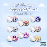 H2H Teenieping Pocket Mirror Round Pocket Mirror/ Make up Hearts2hearts Merch Carmen Jiwoo Stella Yu