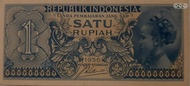 Numismatik Uang lama Indonesia Satu rupiah thn 1956